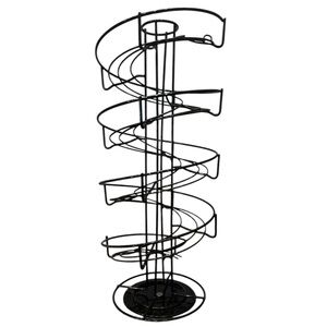 Black Metal Spiral Egg Rack